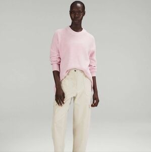 Lululemon Merino-wool Blend Ribbed Crewneck Sweater Sz 6